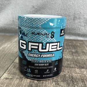 G FUEL Kaiju No 8 Anime Tub 40 Servings Full Release Kiwi Berry Blitz